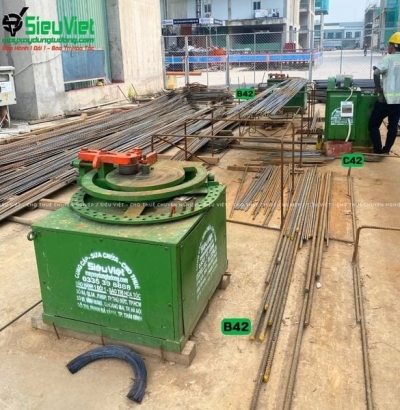 Bộ đôi Máy Cắt - Uốn Thép Nhật siêu bền - Xử lý gọn sắt D10>32 cho mọi công trình